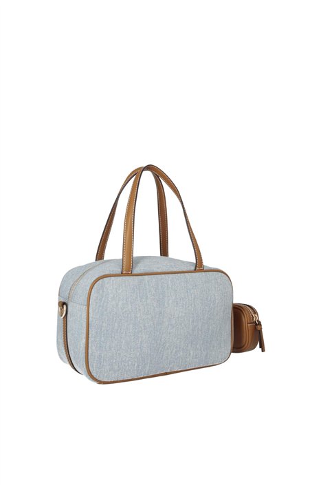 Liu Jo Bandolera Ferielle en denim lavado