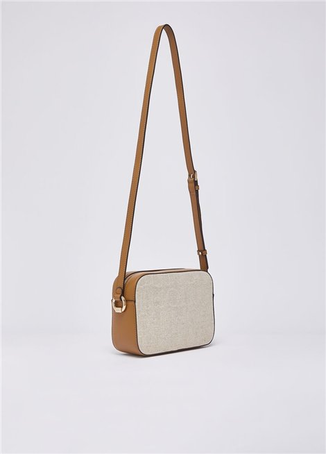 Liu Jo Bandolera Manh de Yute beige