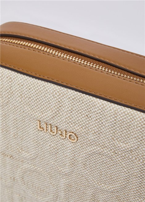 Liu Jo Bandolera Manh de Yute beige