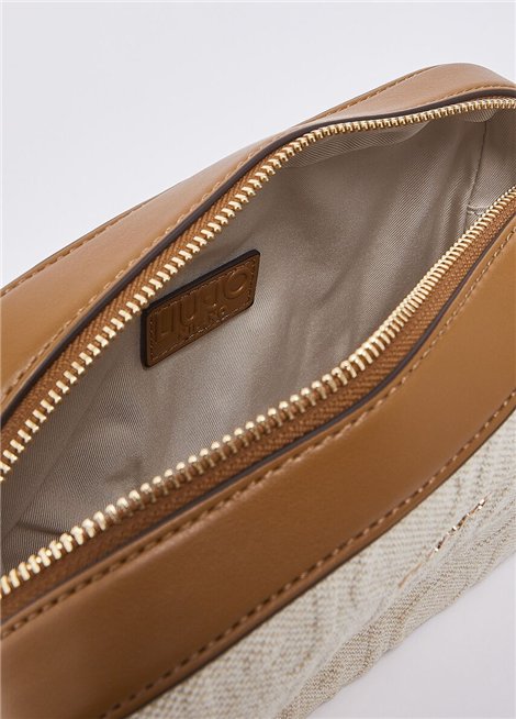 Liu Jo Bandolera Manh de Yute beige