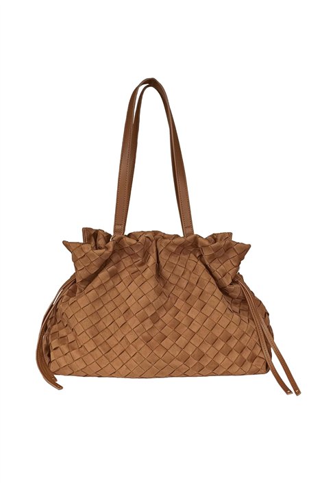 Liu Jo Bolso Shopping Riccy efecto ante marrón