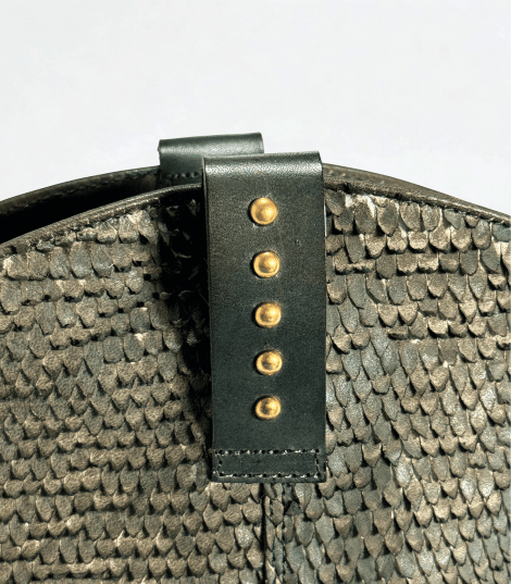 Felmini Bota cowboy detalle escamas serpiente