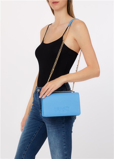 Liu Jo Bolso Halona azul jaspeado