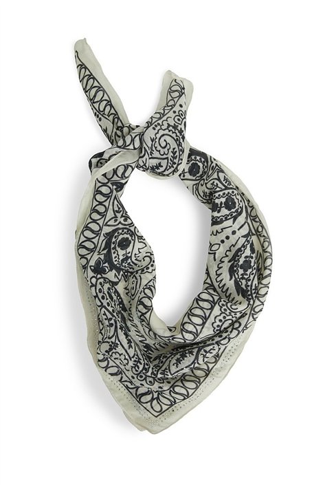 BSB Pañuelo paisley crudo con pedrería