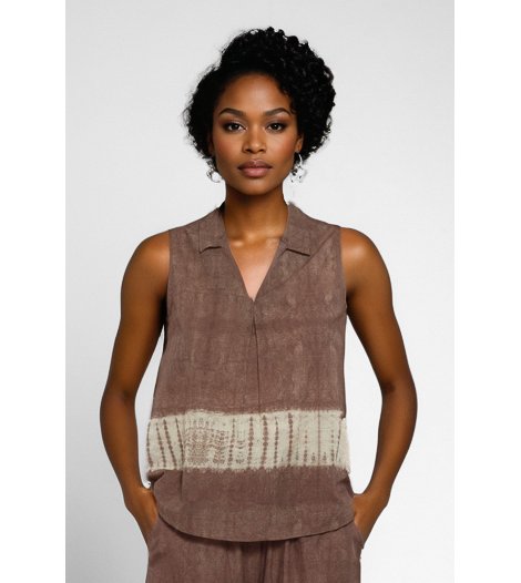 GOA GOA Blusa con solapa Vyolim