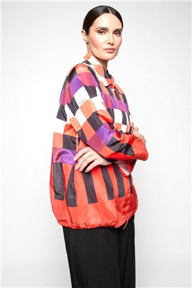 Mercedes De Miguel Gabardina Arrosa print