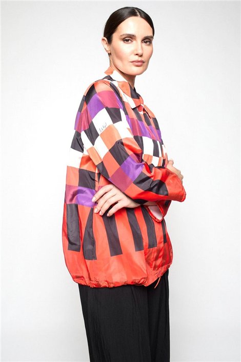 Mercedes De Miguel Gabardina Arrosa print