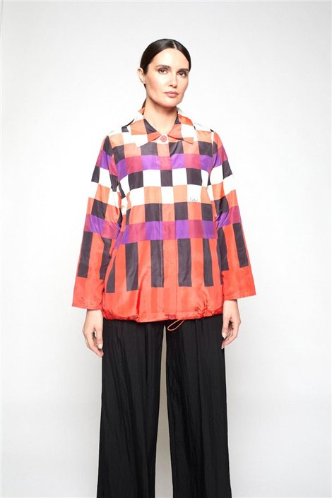 Mercedes De Miguel Gabardina Arrosa print