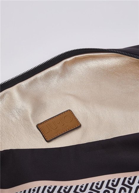 Liu Jo Bolso fular negro estampado