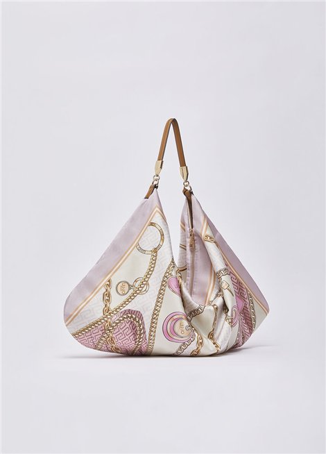 Liu Jo Bolso fular rosa estampado