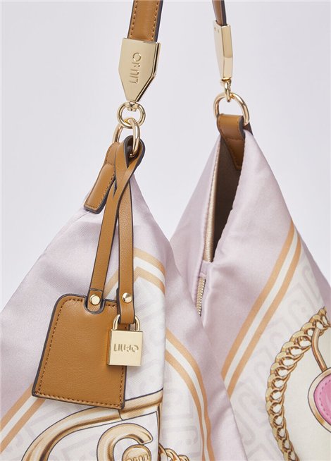 Liu Jo Bolso fular rosa estampado