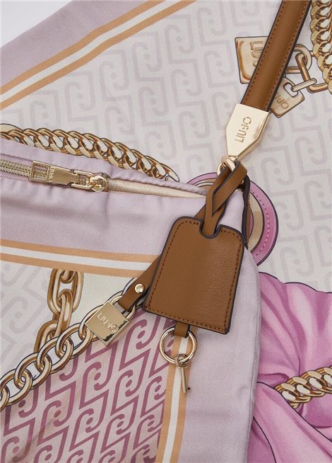 Liu Jo Bolso fular rosa estampado