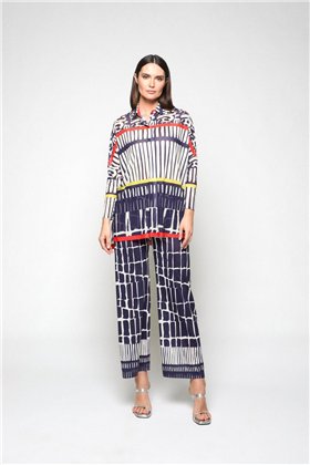 Mercedes De Miguel Pantalón Muscaris Print