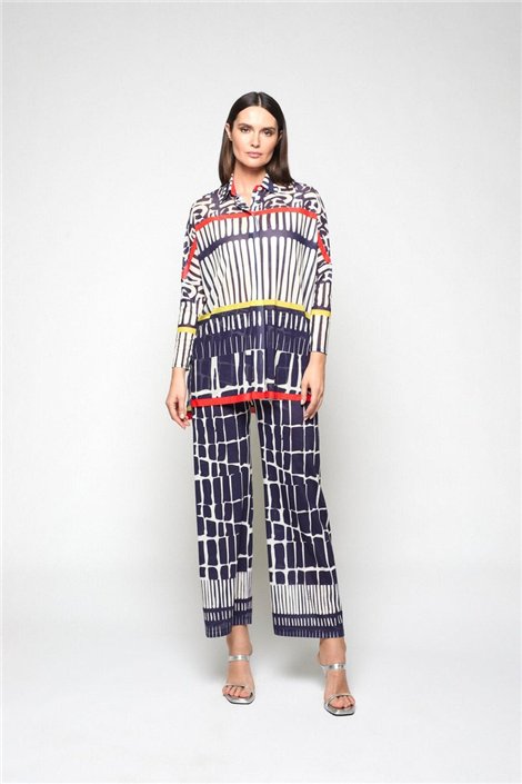 Mercedes De Miguel Pantalón Muscaris Print