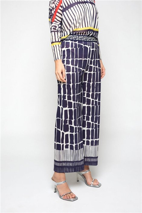 Mercedes De Miguel Pantalón Muscaris Print
