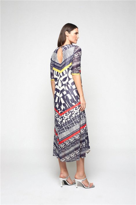 Mercedes De Miguel Vestido Muscaris print