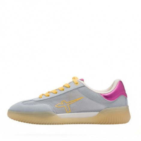 Tamaris Sneaker gris en serraje con detalle malla