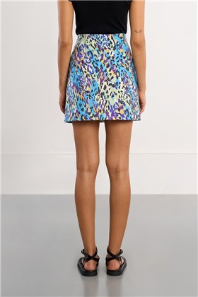 Lili Sidonio Falda corta print multicolor