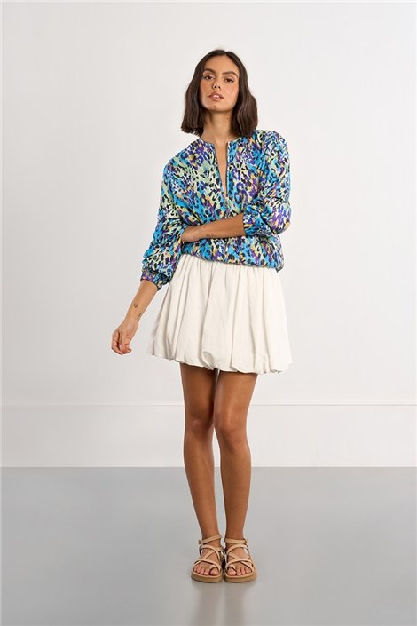 Lili Sidonio Chaqueta bomber print multicolor