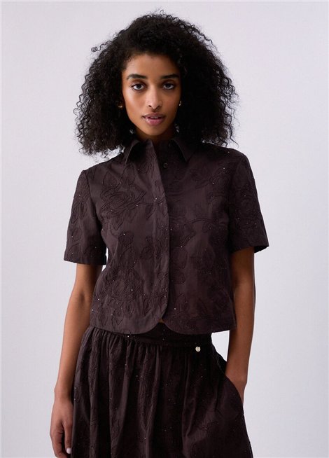 Liu Jo Camisa de muselina con bordados
