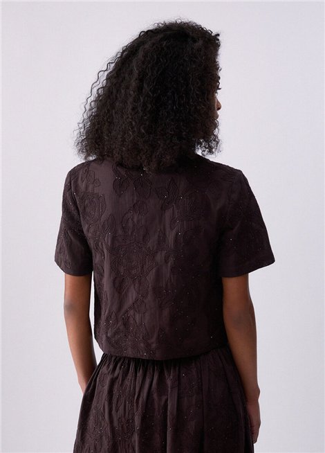 Liu Jo Camisa de muselina con bordados