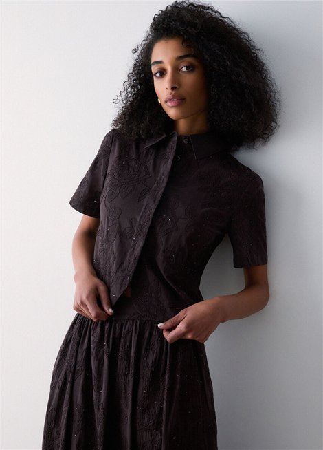 Liu Jo Camisa de muselina con bordados