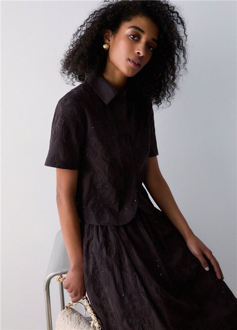 Liu Jo Camisa de muselina con bordados