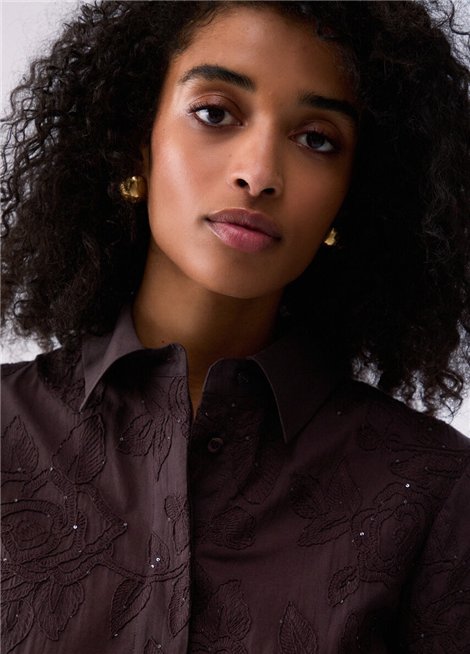 Liu Jo Camisa de muselina con bordados