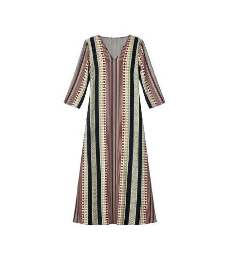 Parole Vestido largo estampado bambú