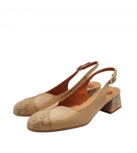 Vosso Moda Zapato destalonado con detalle estampado brillo