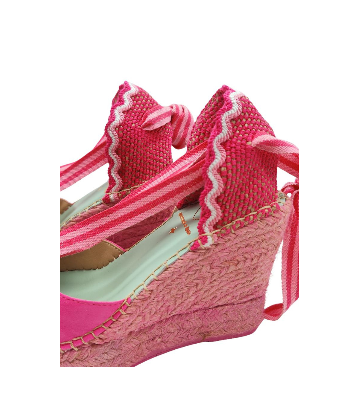 Star Love Cuña fucsia con cinta a contraste