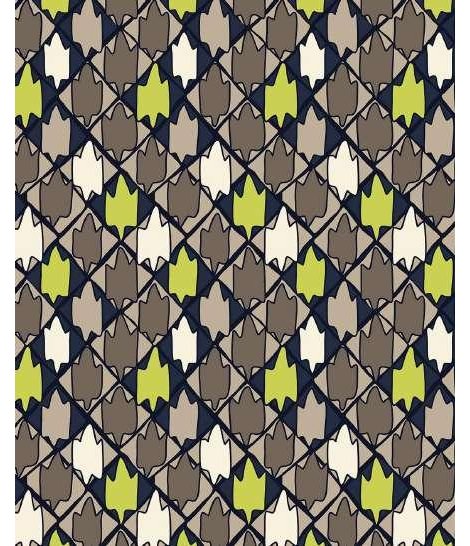 Parole Blusa ligera estampado amarillo-moka