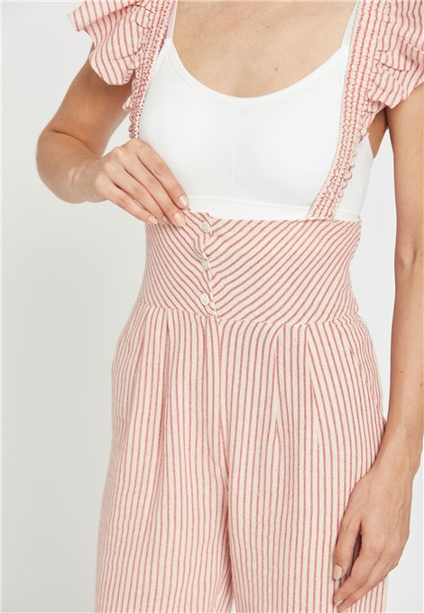 Be Sunset Mono de rayas con nido de abeja