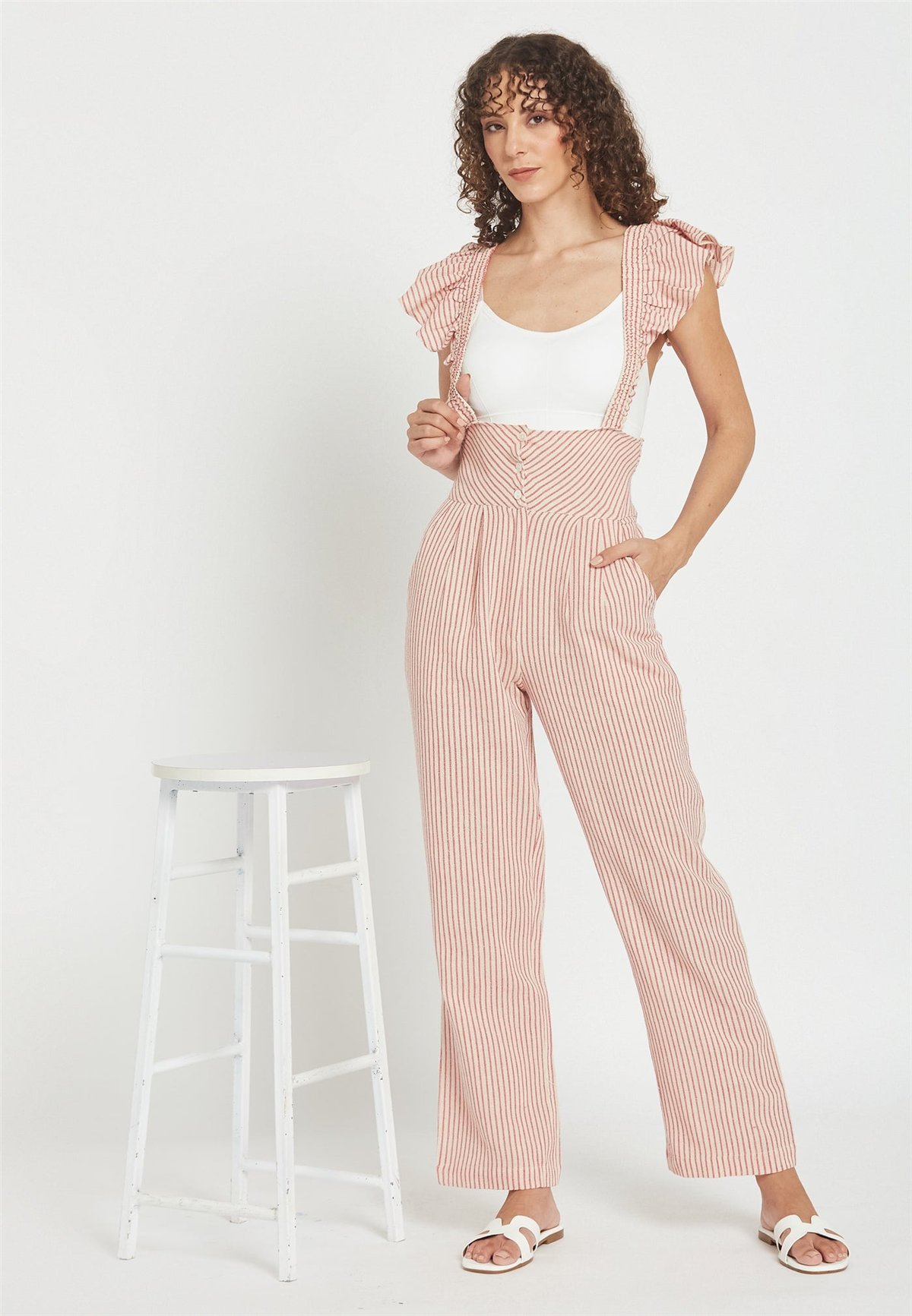 Be Sunset Mono de rayas con nido de abeja