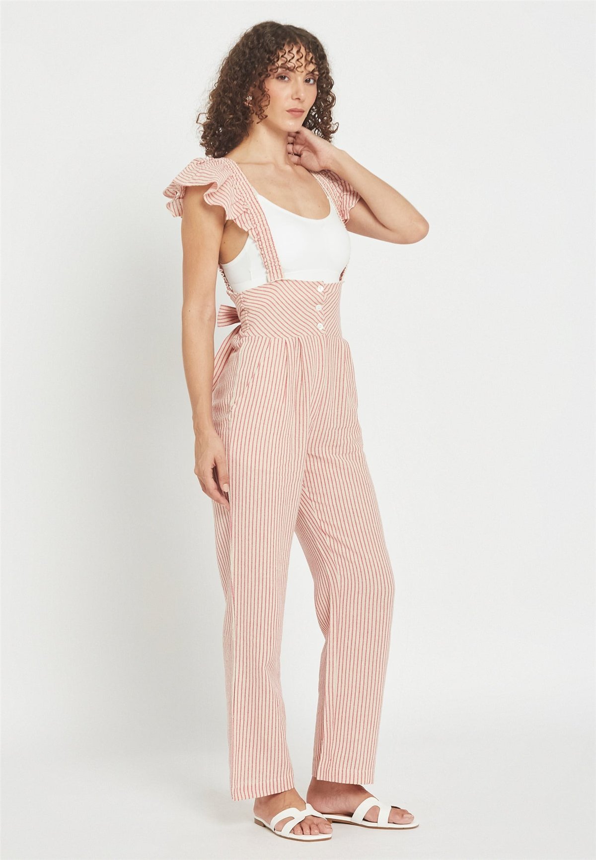 Be Sunset Mono de rayas con nido de abeja