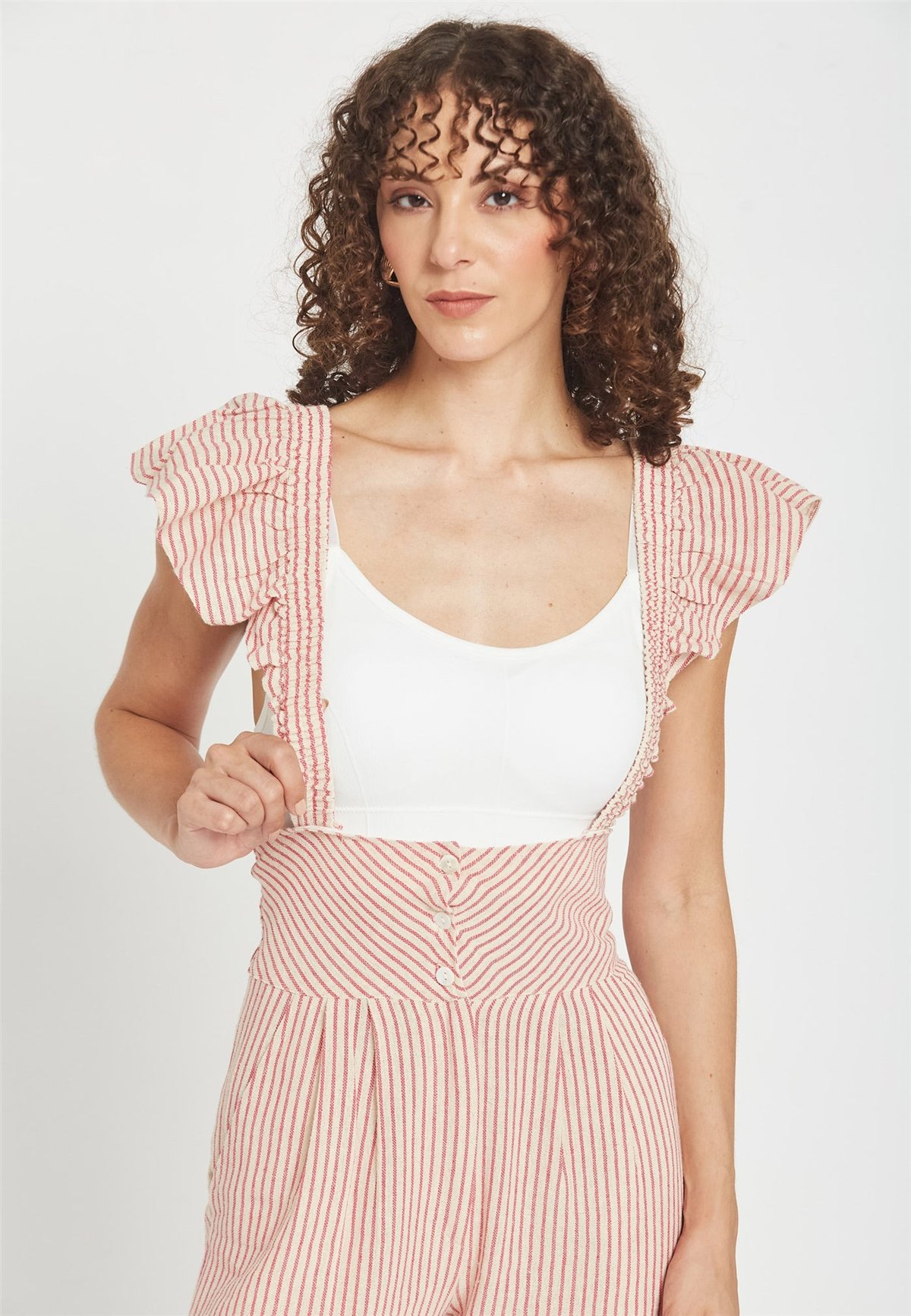 Be Sunset Mono de rayas con nido de abeja