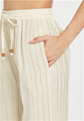 Be Sunset Pantalón Mariluz con vivos lurex
