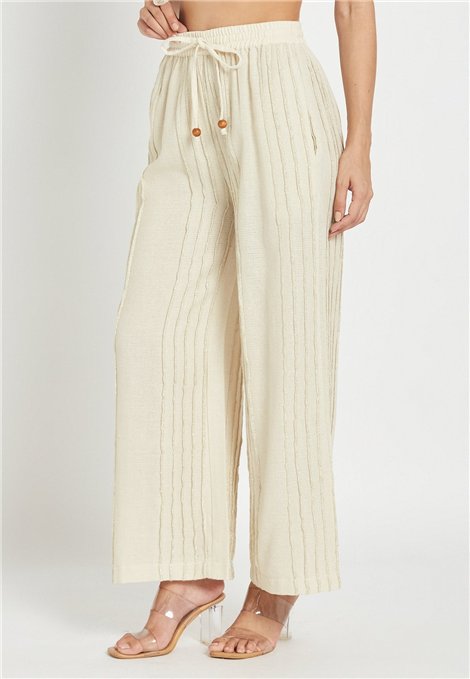 Be Sunset Pantalón Mariluz con vivos lurex