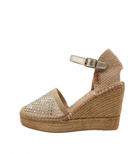 Vidorreta Cuña color crudo rejilla cristal