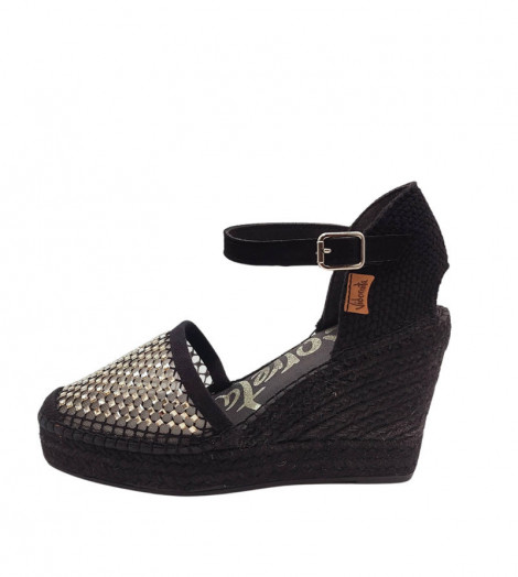 Vidorreta Cuña color negro rejilla cristal