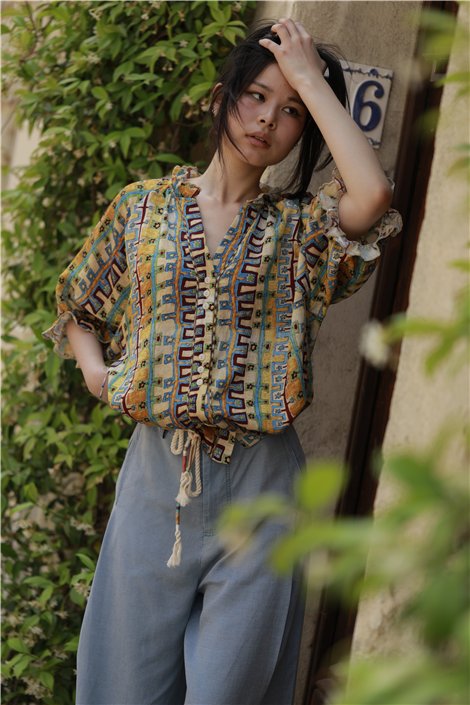 Orfeo Camisa Clery estampada