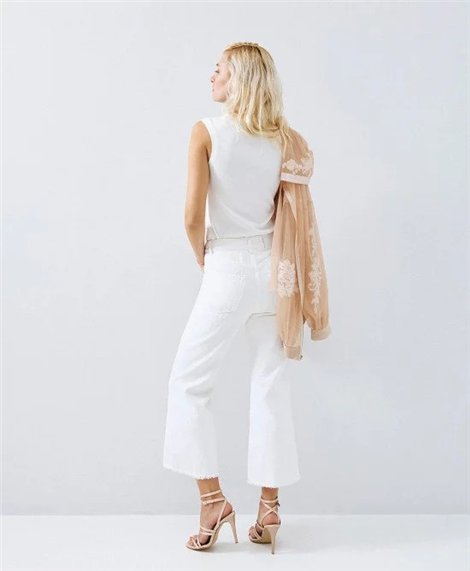 Acces Chaqueta transparente con detalles de encaje