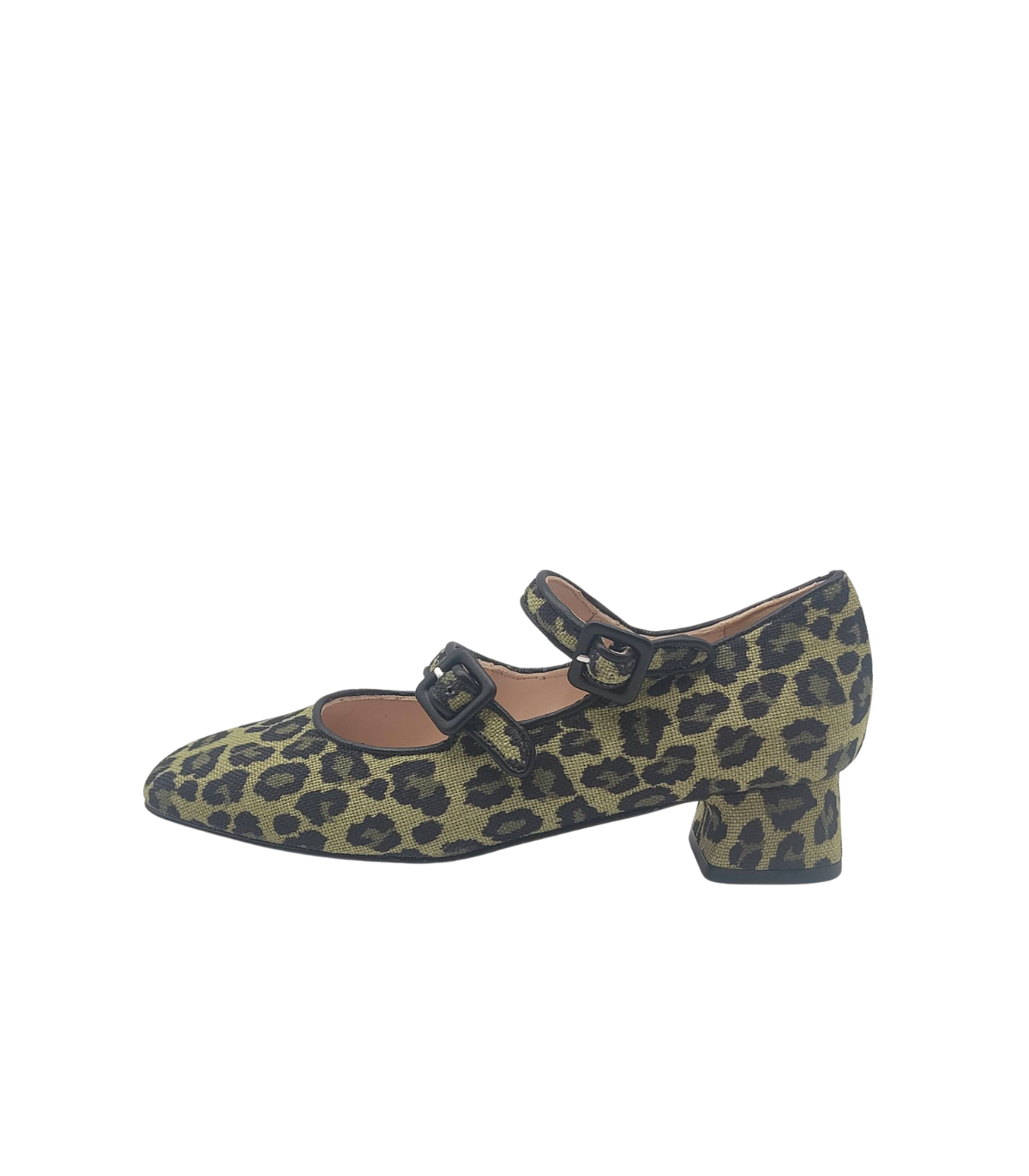 Vosso Moda Zapato animal print verde