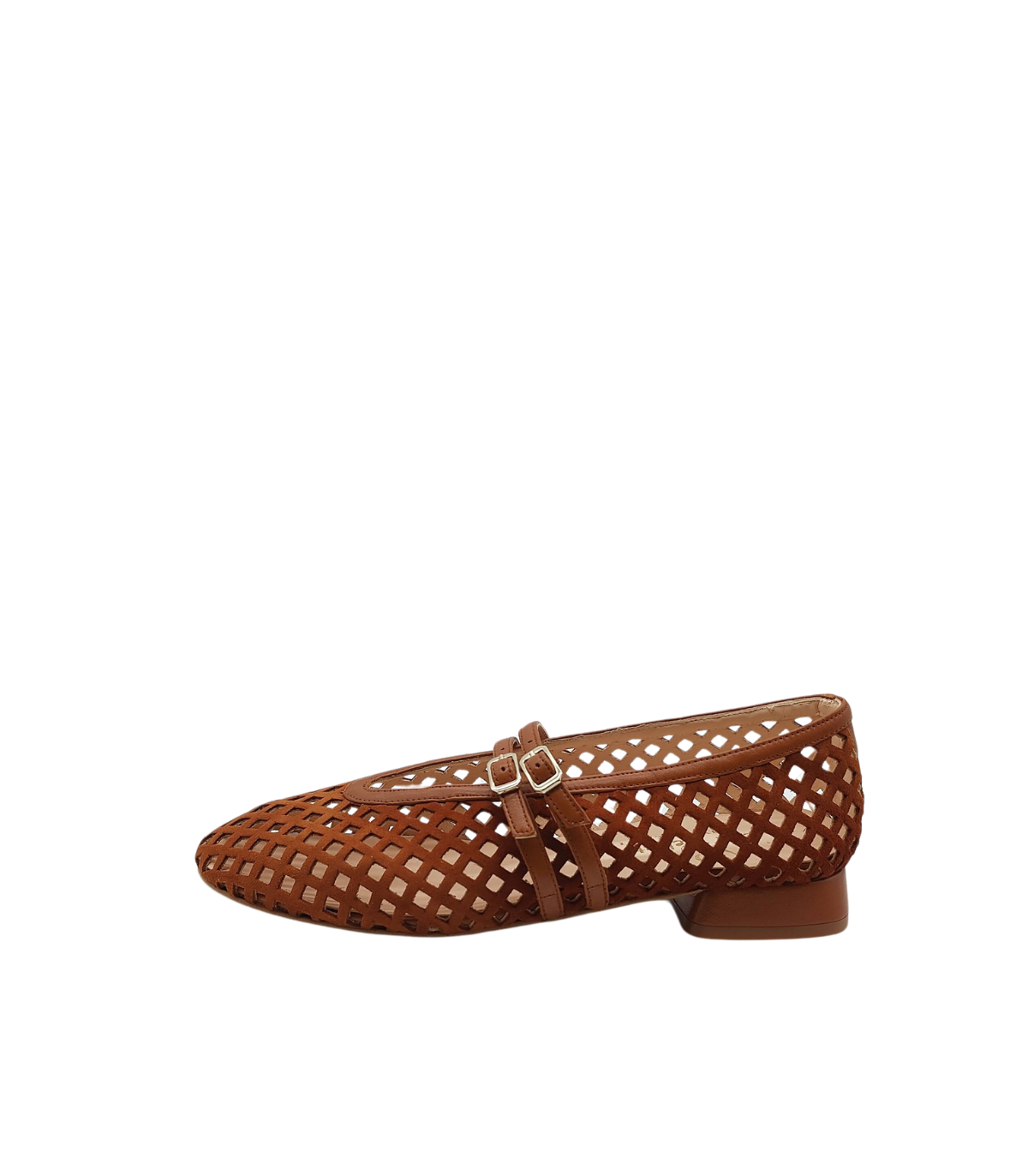 Vera Rebato Manoletina serraje con rejilla