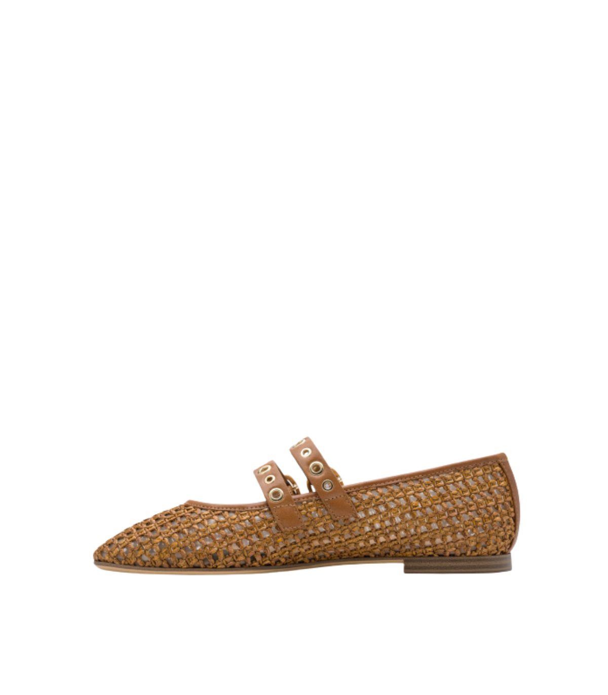 Tamaris Manoletina rafia con hebilla doble