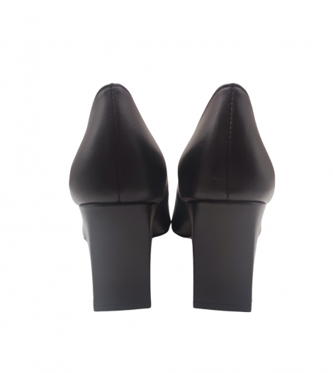 Vosso Moda Zapato salón negro de punta glitter