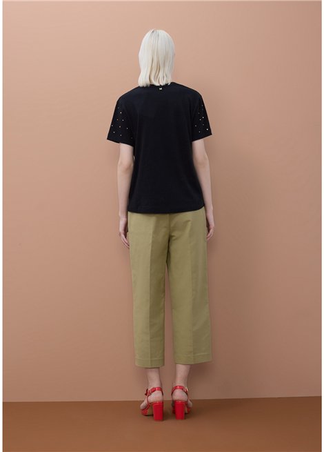 Lola Casademunt Camiseta cuello pico hotfix