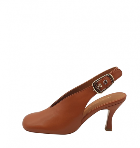 Bruno Premi Zapato destalonado marrón de punta cuadrada