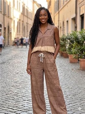 GOA GOA Pantalón palazzo Tairan