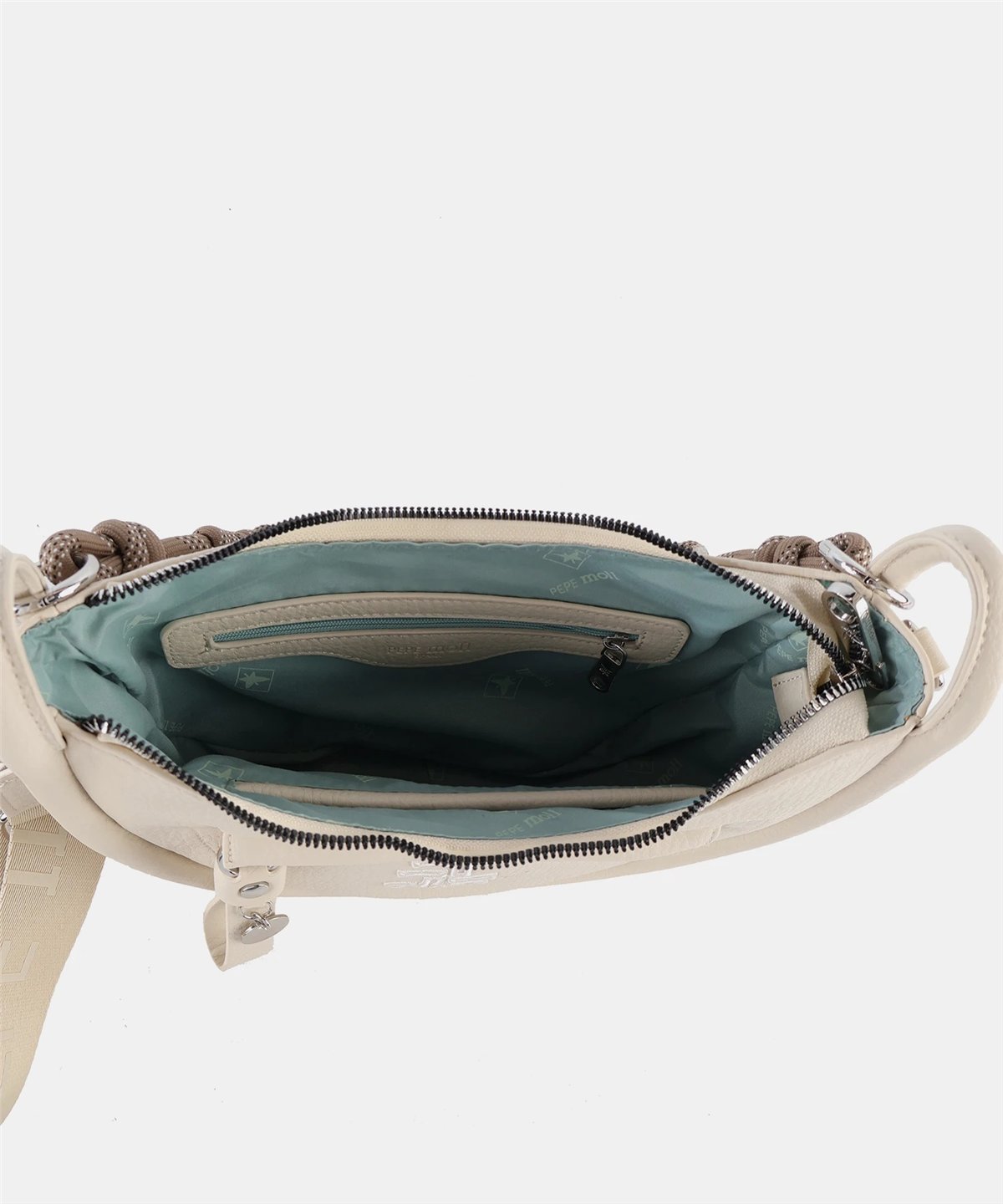 Pepe Moll Bolso media luna Imelda crudo